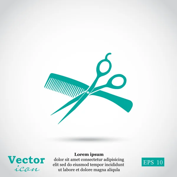 Kuaför Salonu, saç salonu simgesi