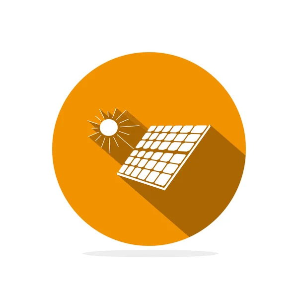 Ikona panelu słonecznego — Wektor stockowy