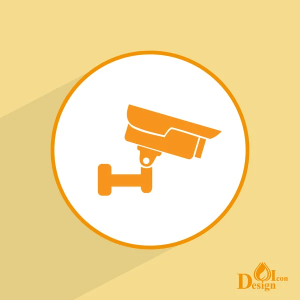 Câmera de vigilância por vídeo — Vetor de Stock