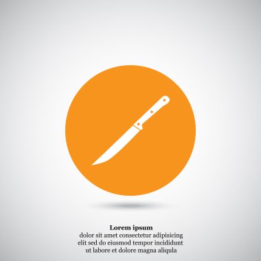 Mutfak bıçağı simgesi