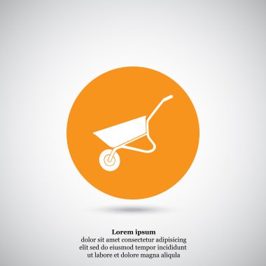 Bahçe el arabası simgesi