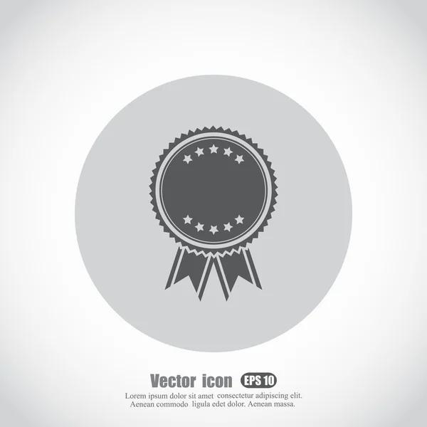 Icono de medalla olímpica — Vector de stock