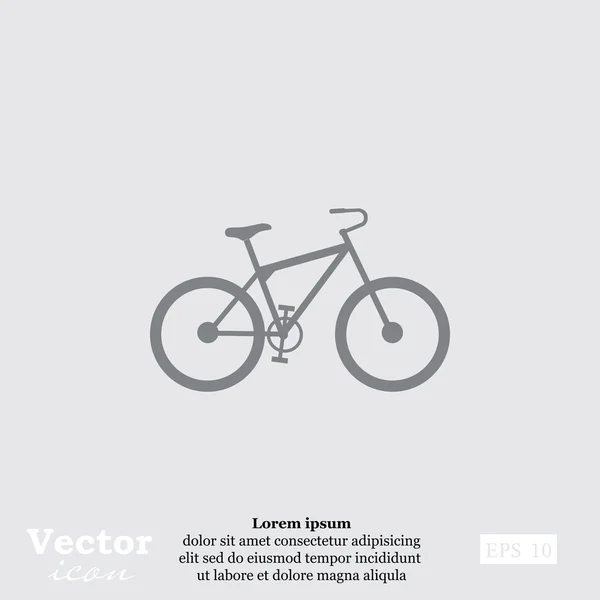 Sportfahrrad-Ikone — Stockvektor