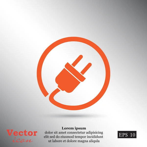 Icono del adaptador de conexión — Vector de stock