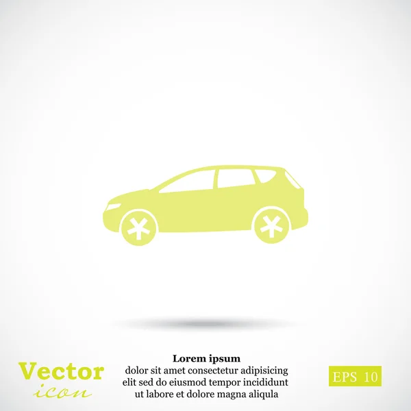 Ícone carro moderno — Vetor de Stock