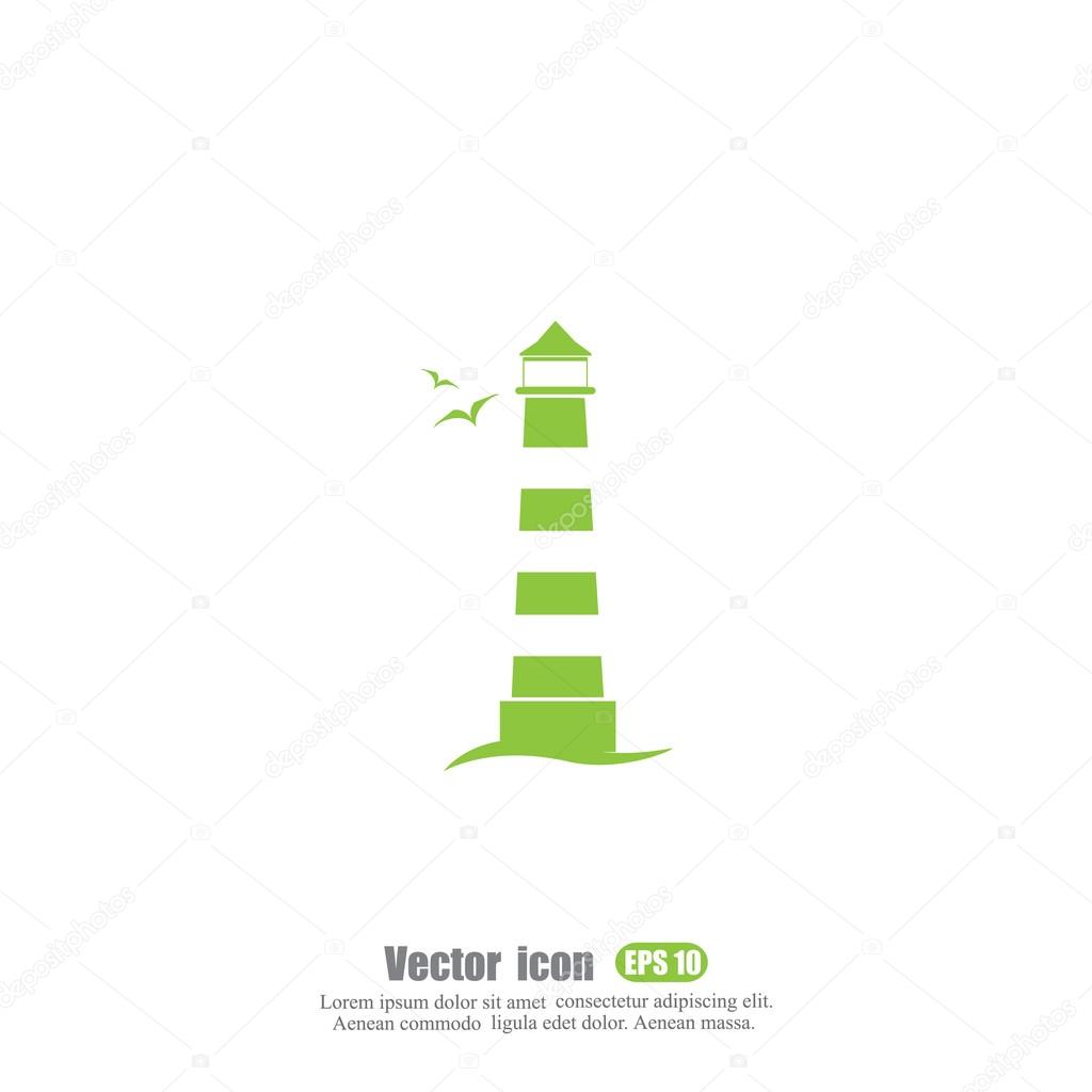 marine lighthouse icon