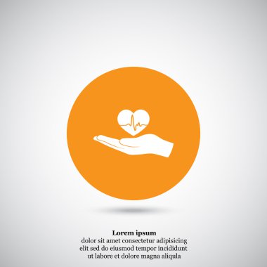 kalp kardiyogramı simgesi