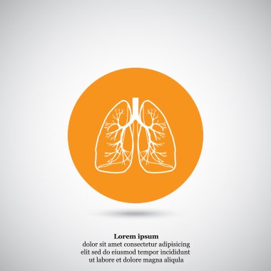 İnsan akciğerleri simgesi