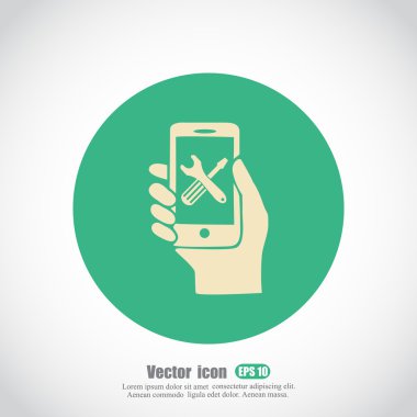 telefon tamir simgesi