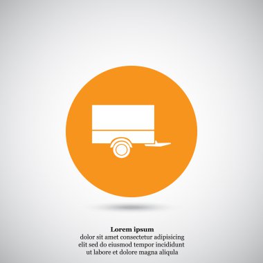 Araba karavan simgesi