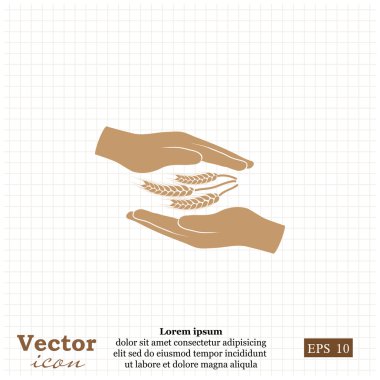 kulakları buğday simgesinin