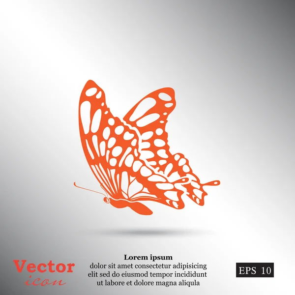 Значок коллекционной бабочки — стоковый вектор