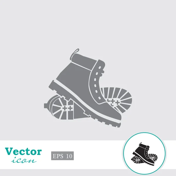 Working boots icon — Stock Vector