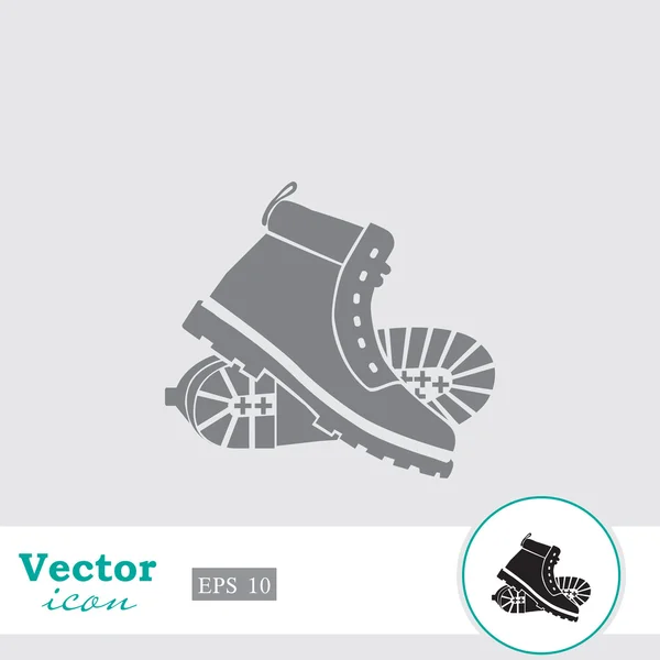 Werken laarzen pictogram — Stockvector