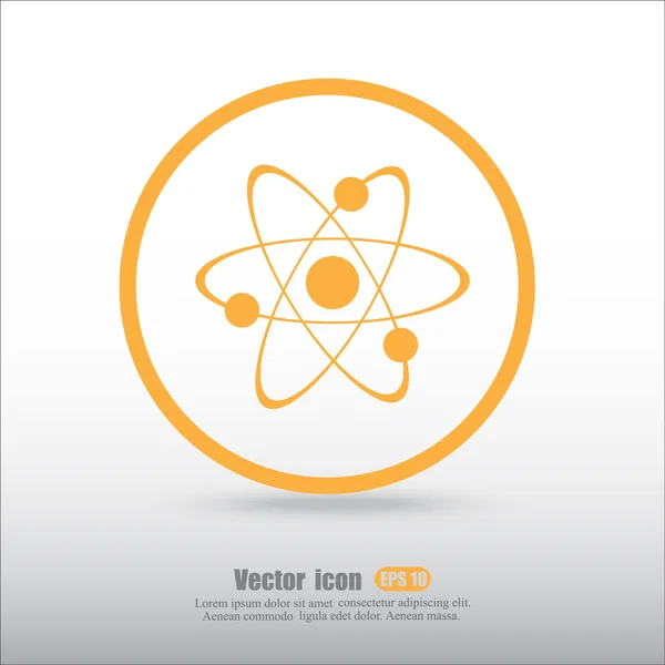 Molecules graph icon — Stock Vector