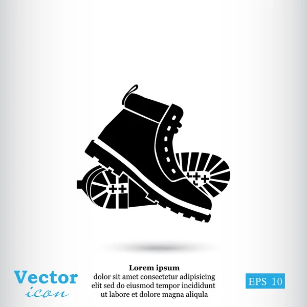 Icône bottes de travail — Image vectorielle