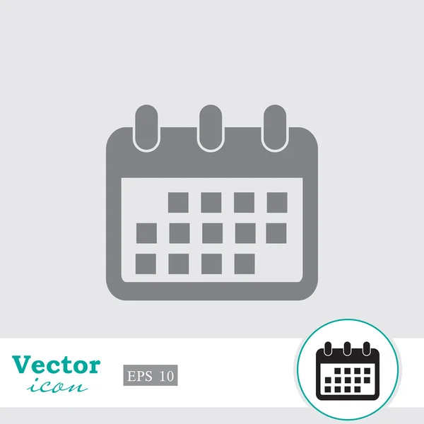Ikona kalendáře obchodní — Stockový vektor
