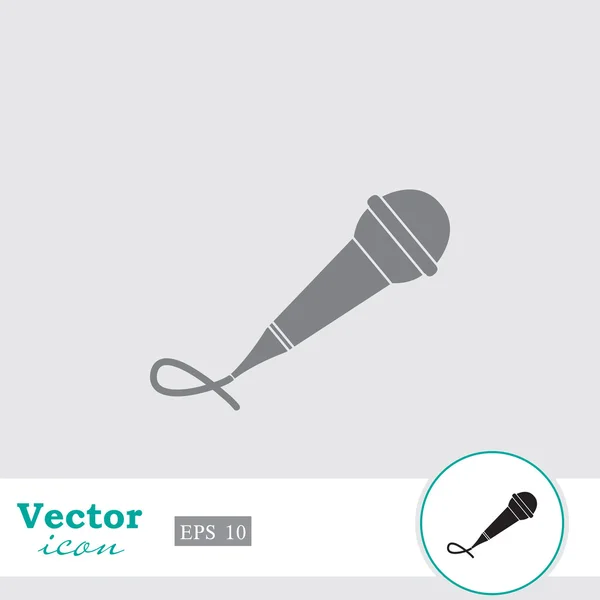 Icône de microphone vocal — Image vectorielle