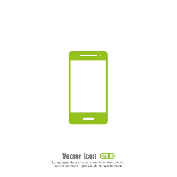 Mobiltelefon Icon – stockvektor