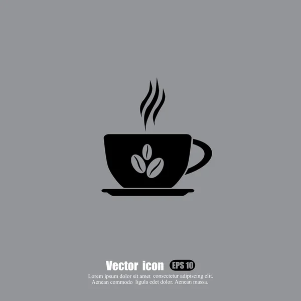 Tasse de café icône — Image vectorielle