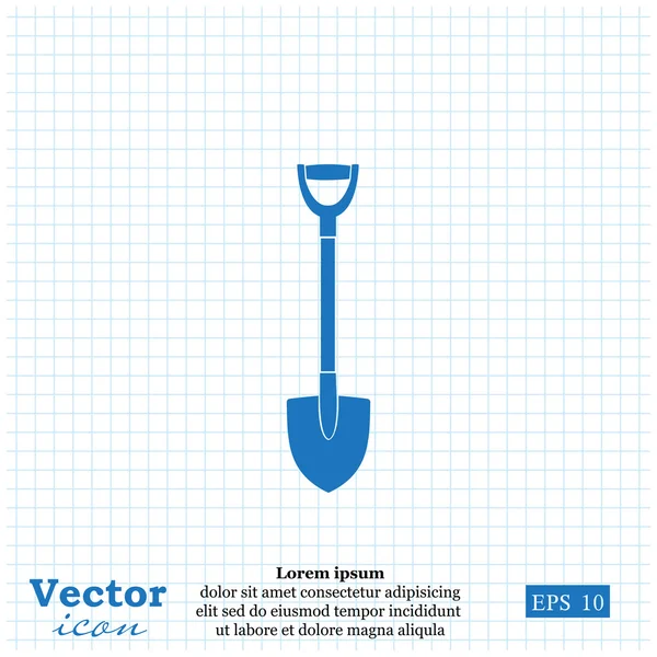 Spaten, Schaufel — Stockvektor