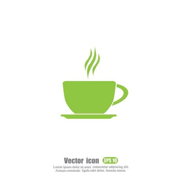 Pictograma ceașcă cafea — Vector de stoc