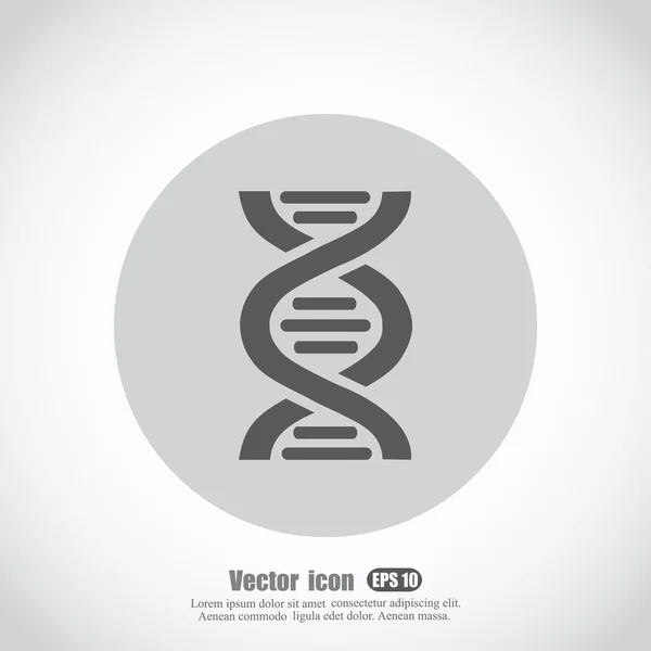 Ícono de hebras de ADN — Vector de stock