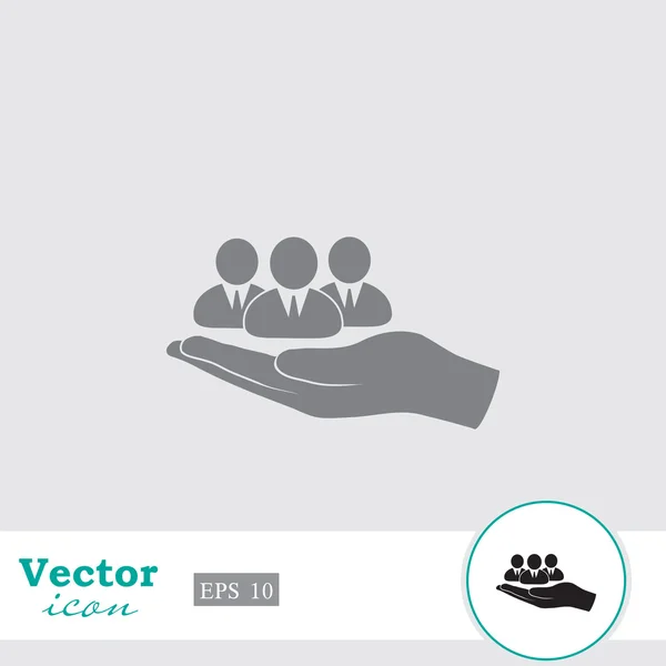 Skupina podniků lidé ikony — Stockový vektor