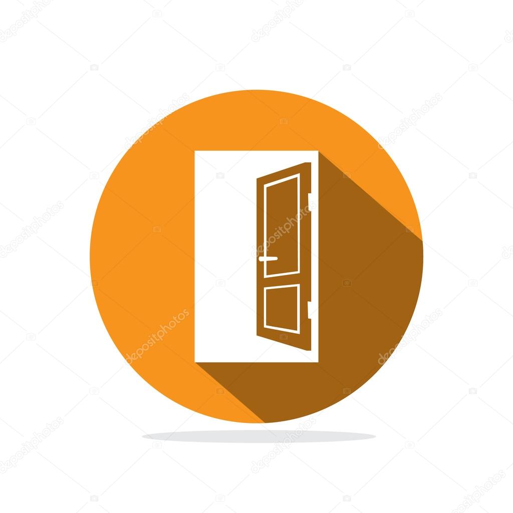 opened door icon