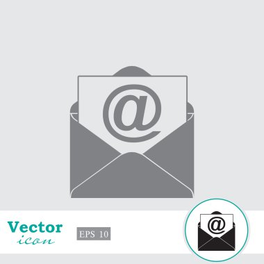 açılan zarf simgesi