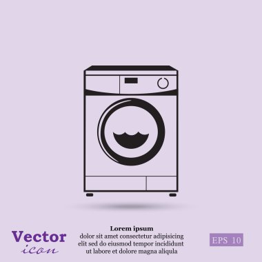 çamaşır makinesi simgesi
