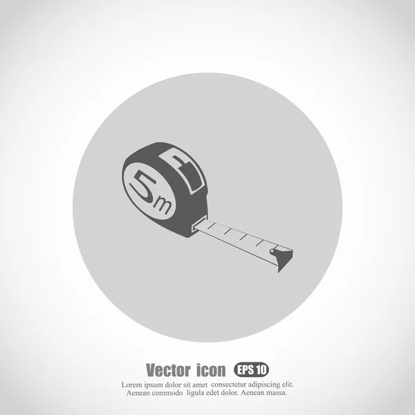 Regla icono de construcción — Vector de stock