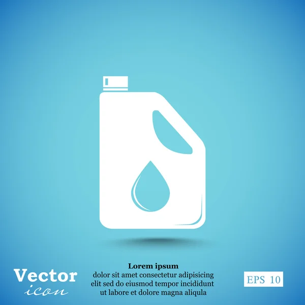 Ikona zbiornika oleju — Wektor stockowy