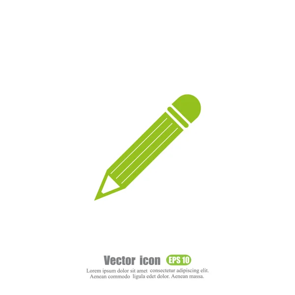Ceruza ikon gumi — Stock Vector