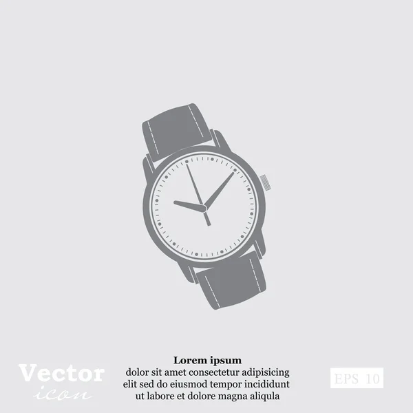 Muñeca humana relojes icono — Vector de stock