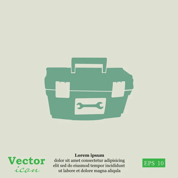 Icono de caja de herramientas — Vector de stock