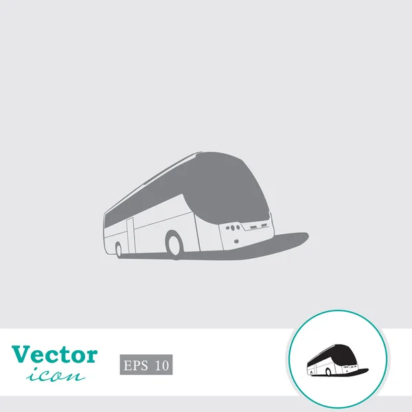 Turistický autobus ikona — Stockový vektor