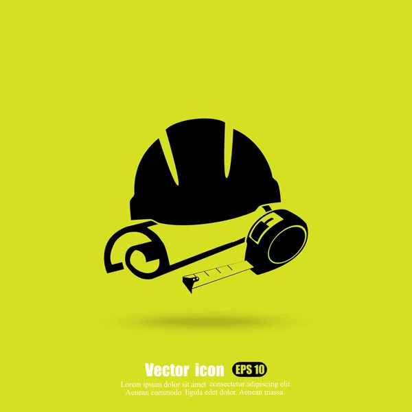 Blueprint ve hardhat simgesi