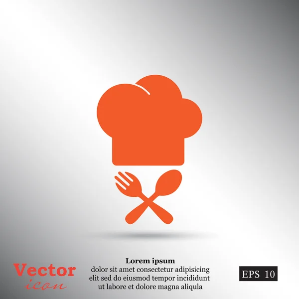 Chef hat icon — Stock Vector