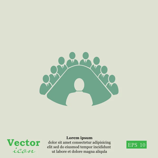 iş insanlar toplantı simgesi