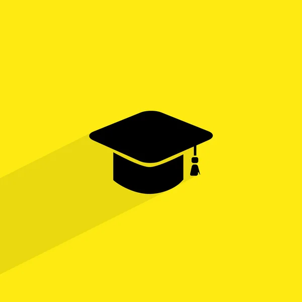 Estudiante, icono de graduación — Vector de stock