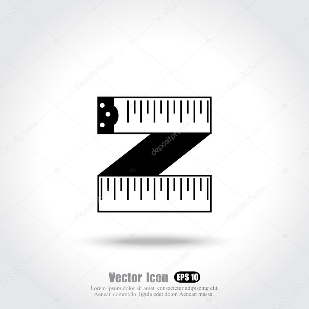 tailor measuring tape icon