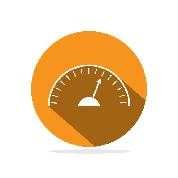 Car speedometer icon — Stock Vector