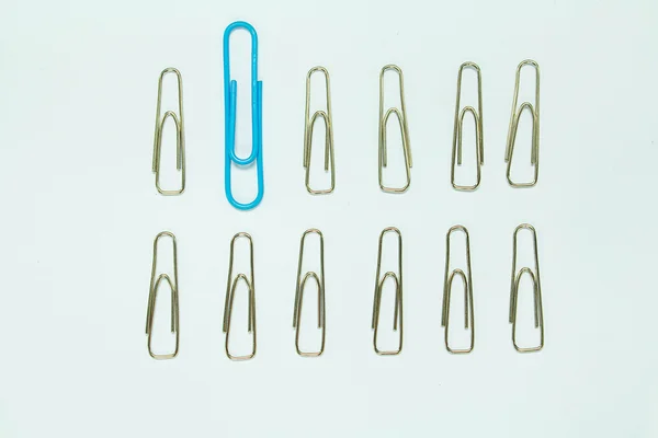 Paper clip isolate on white background — Stock Photo, Image