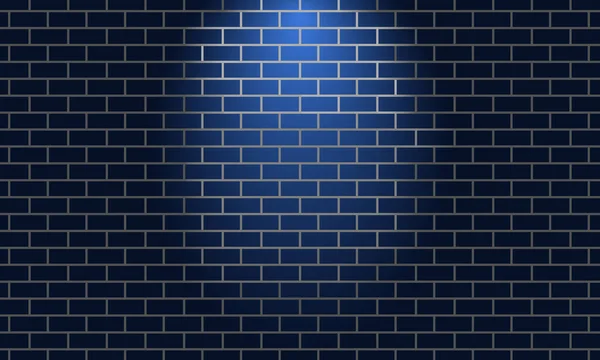 Fond Mural Brique Bleue — Image vectorielle