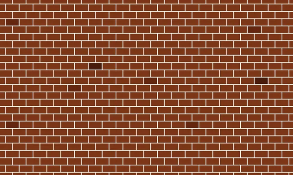 Red Brick Wall Background Vector — ストックベクタ