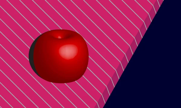 Masa pembe arka planda elma