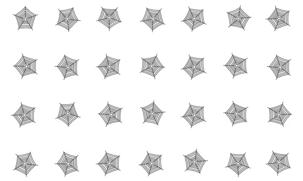 Estrellas Blanco Negro Conjunto Patrón Vector — Vector de stock