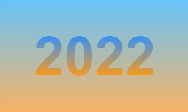 2022 Yeni Yıl Sanat Vektörü