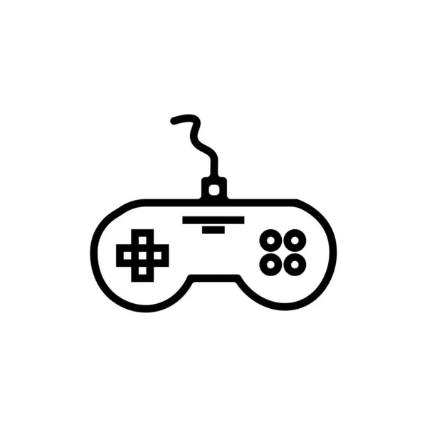 Gaming Console Sign Joystick Icon — Stock Vector